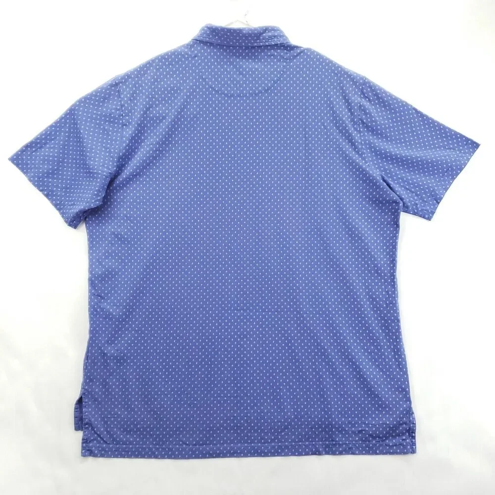 Polo Golf Ralph Lauren Polo Shirt Mens XL Blue 100% Cotton Golf Classic